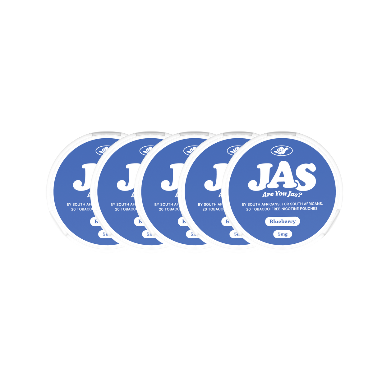 JAS Blueberry Pouches - 5 Pack