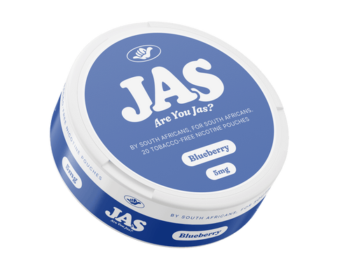 JAS Blueberry nicotine pouches, product image 2