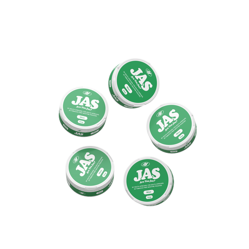 JAS Mint nicotine pouches 5-pack, product image 2